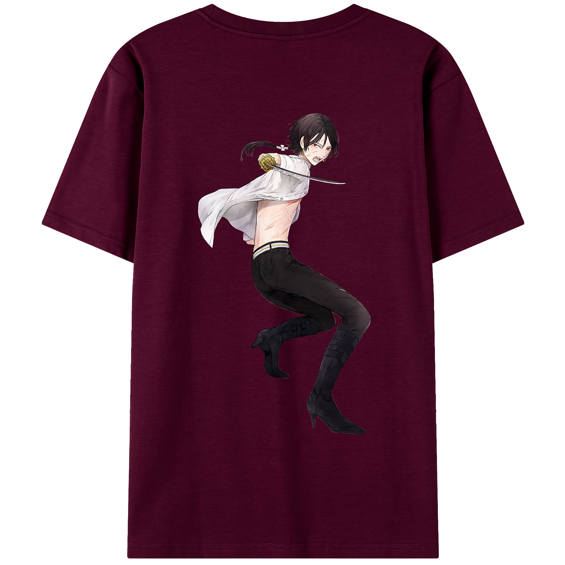 （画像用） 刀剣乱舞 Touken Ranbu レディース半袖Tシャツ(バックプリント)